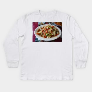 Thai ginger stir fry Kids Long Sleeve T-Shirt